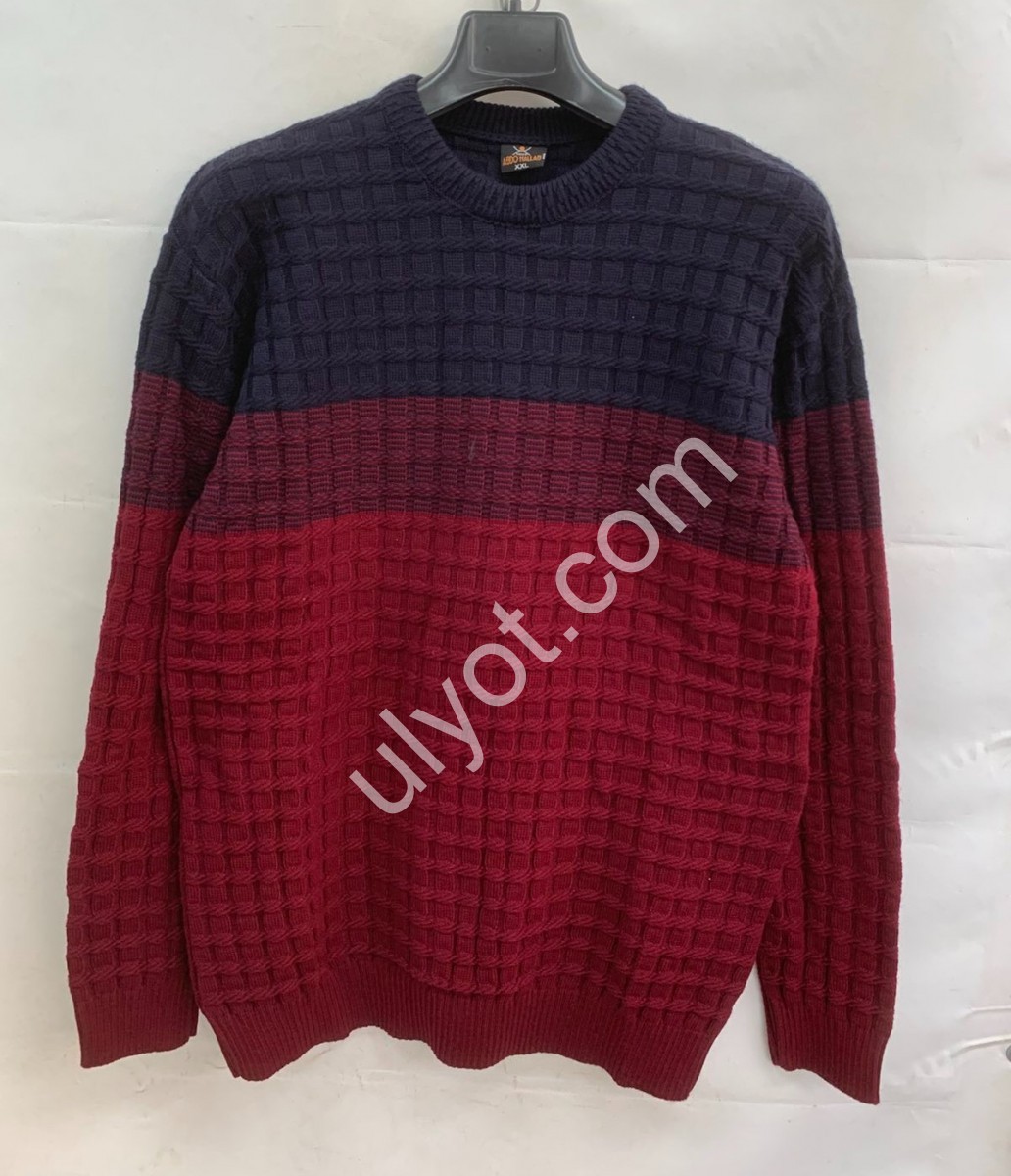 СВИТЕР (3XL-5XL) КРАСНЫЙГРАФИТ M690