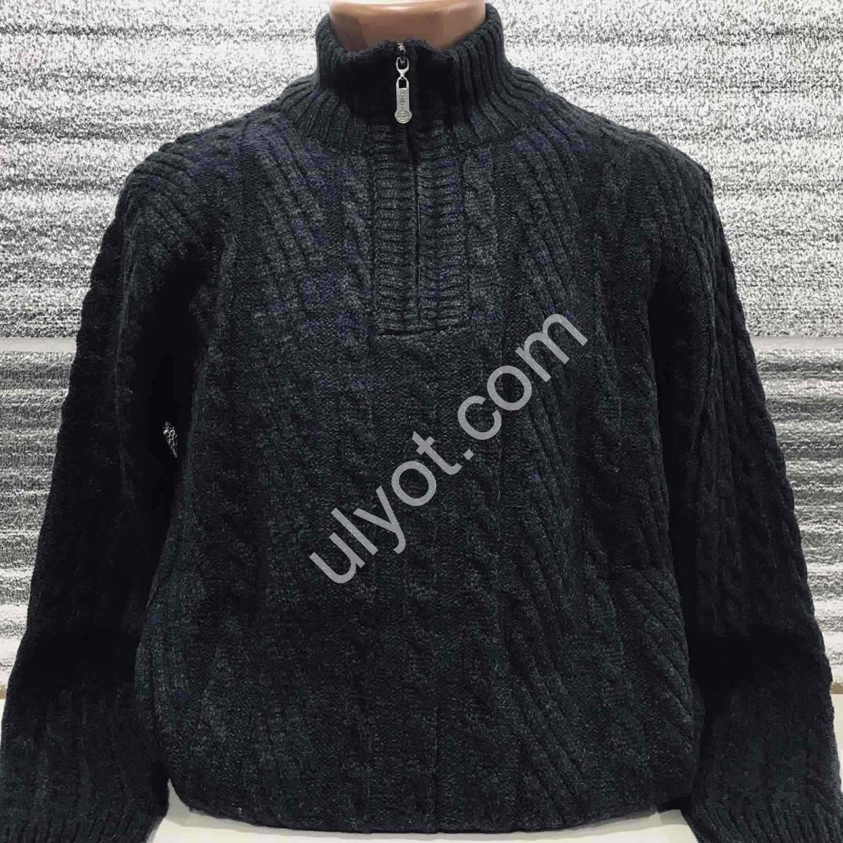 СВІТЕР DEVANTI (L-2XL) Т.СИНІЙ 77103-1