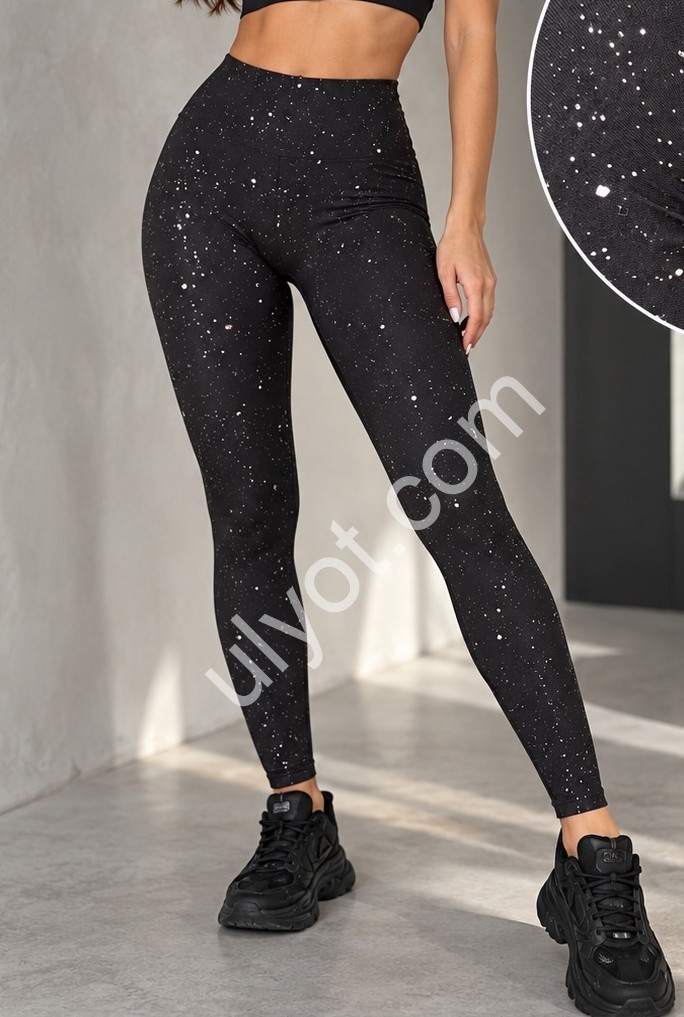 ЛОСИНЫ (S-XL) ФЛИС БЛЕСТКИ ЧЕРНЫЙ L0618