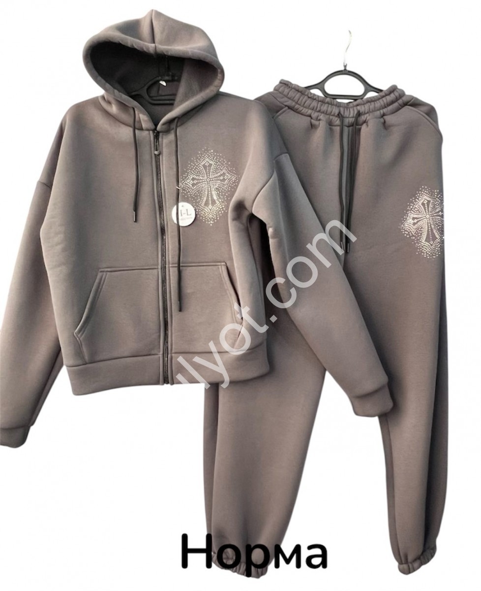 КОСТЮМ (42-50) ФЛІС МАНЖЕТ МОККО