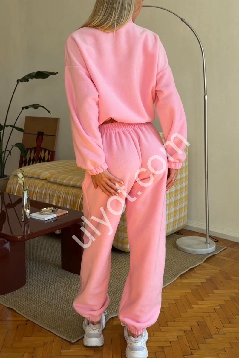 КОСТЮМ (ONE SIZE 42-46) ФЛИС РОЗОВЫЙ 775