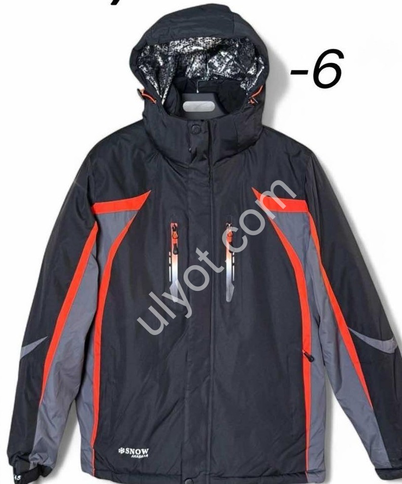 КУРТКА ТЕРМО (M-3XL) ЧОРНИЙ 22082-6