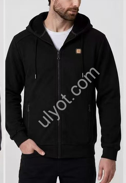 КОФТА (M-3XL) МОХОР ЧОРНИЙ 2026