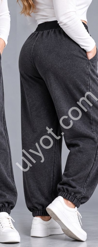 ШТАНЫ (6XL-10XL) МЕХ МАНЖЕТ ГРАФИТ 2016