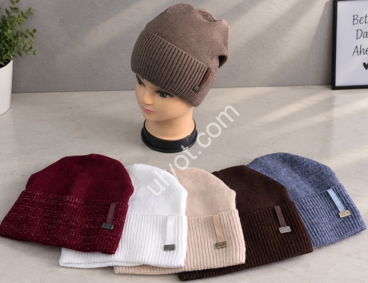 ШАПКА (ONE SIZE 56-59) ФЛИС МИКС 