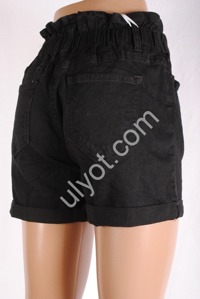 Фото 1 ШОРТЫ NEW JEANS (25-30) ЧЕРНЫЙ 3025
