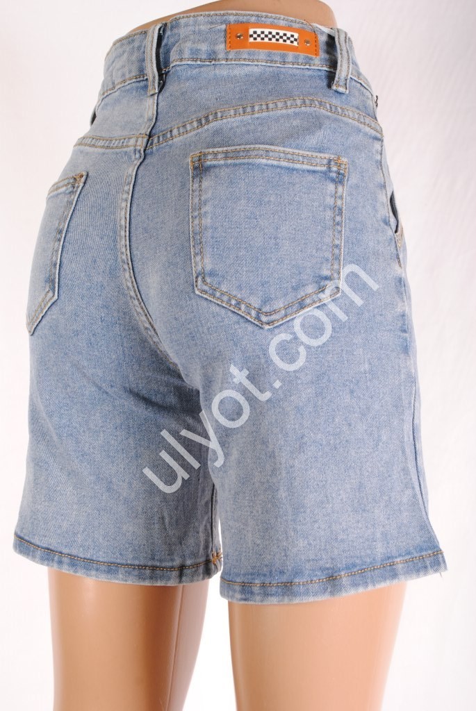 Фото 1 ШОРТЫ NEW JEANS (25-30) ГОЛУБОЙ 3027
