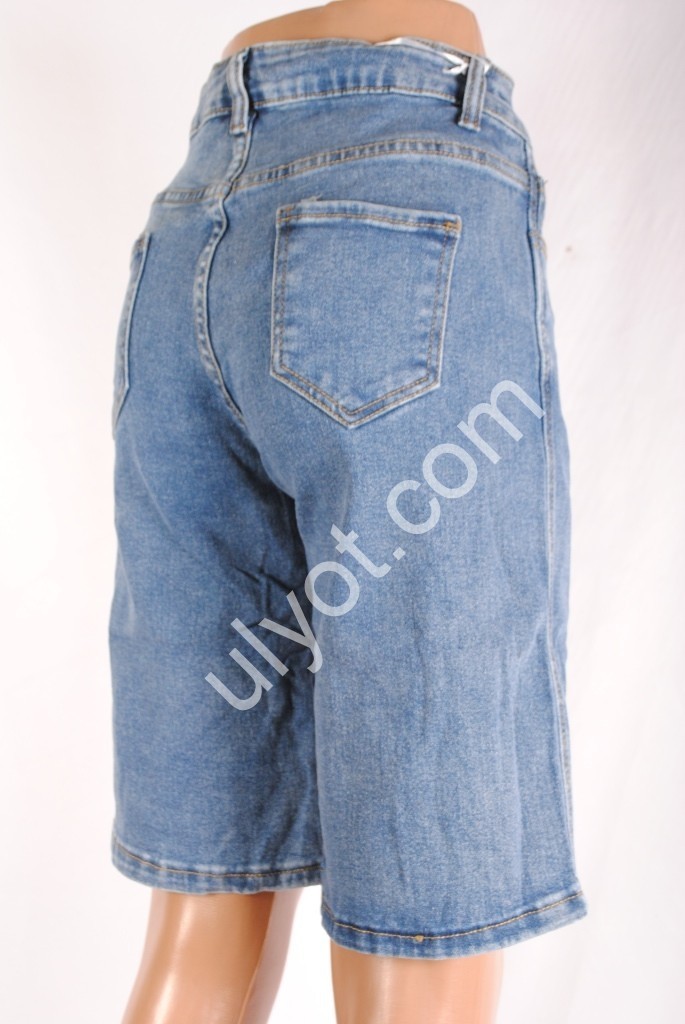 ШОРТЫ NEW JEANS (25-30) СИНИЙ 3028