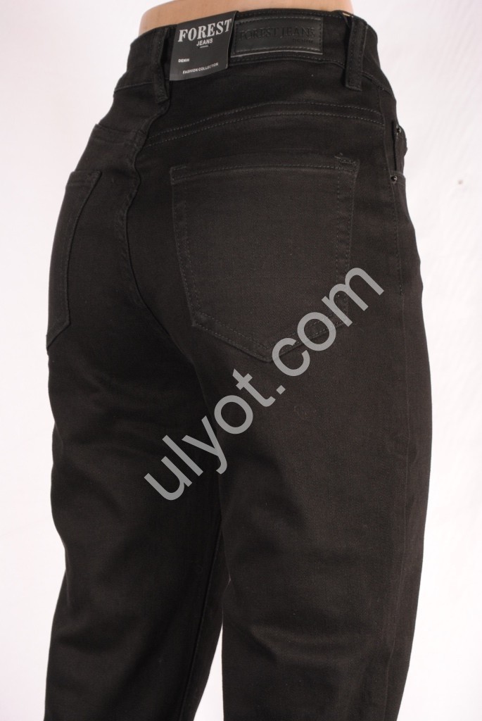 ДЖИНСЫ FOREST JEANS (25-30) ЧЕРНЫЙ 129