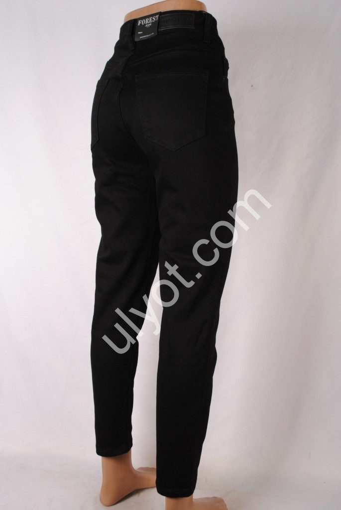Фото 3 ДЖИНСЫ FOREST JEANS (25-30) ЧЕРНЫЙ 129