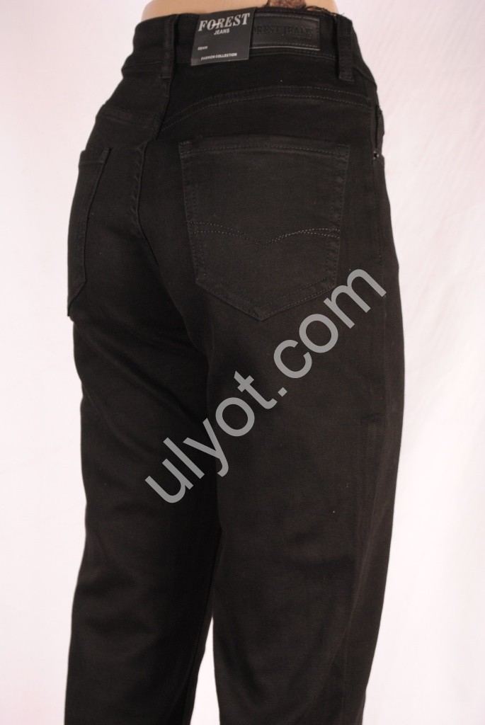 ДЖИНСЫ FOREST JEANS (25-30) ЧЕРНЫЙ 127