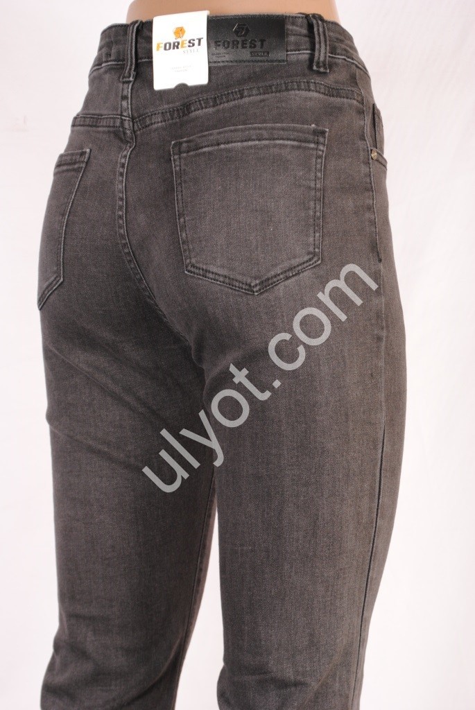 ДЖИНСИ FOREST JEANS (28-33) ГРАФІТ 3281