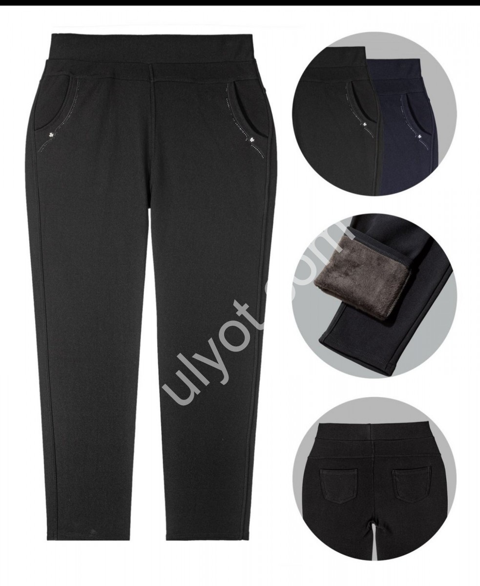 БРЮКИ (5XL-7XL) МИКС МЕХ 312-В
