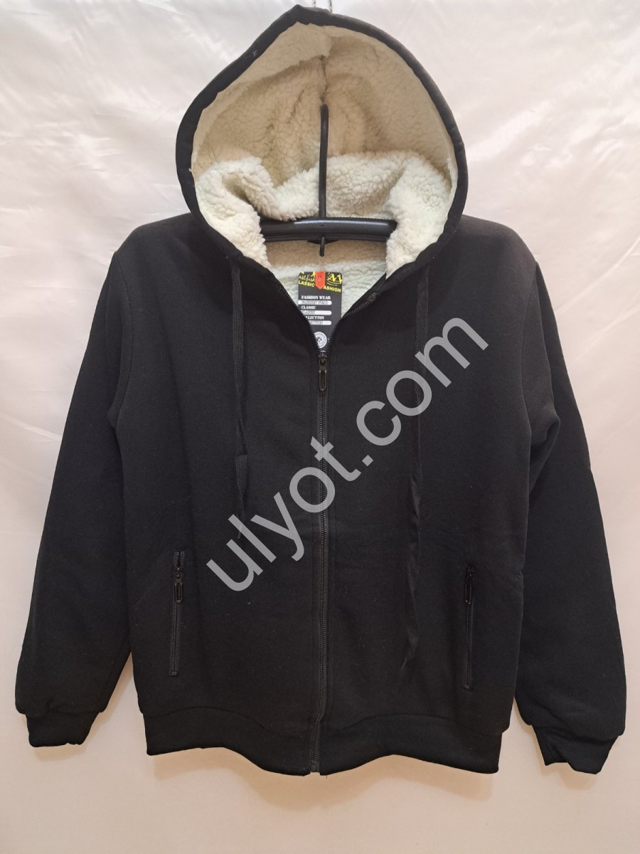 КОФТА (M-3XL) ЧОРНЕ хутро 2353