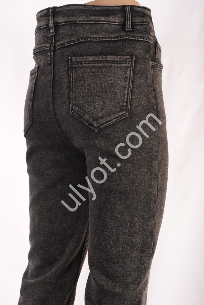 ДЖИНСЫ FOREST JEANS (30-36) ГРАФИТ ФЛИС 767