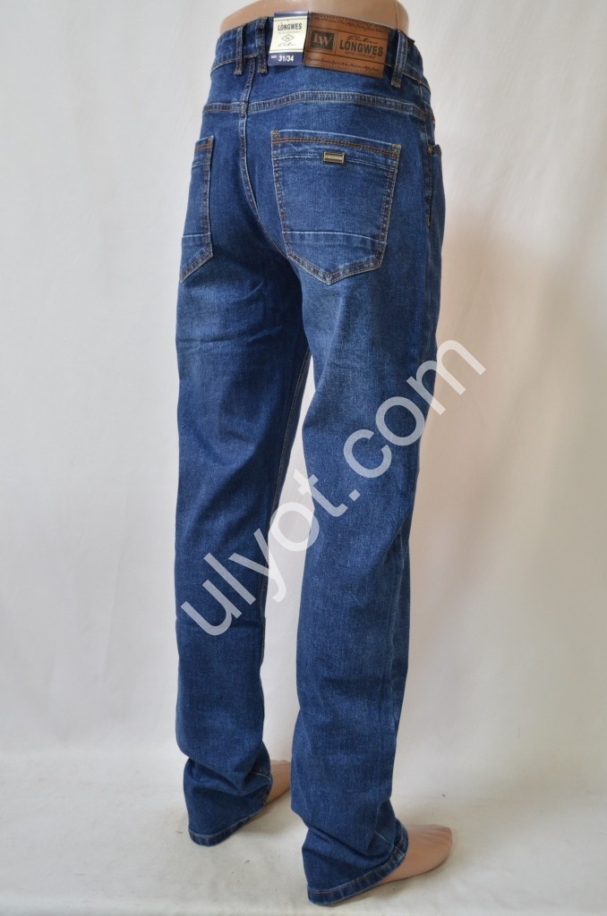 Фото 3 ДЖИНСЫ LONGWES (29-38) СИНИЙ 8641