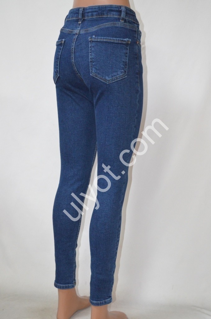 Фото 3 ДЖИНСЫ TOP SHOP (25-32) Т.СИНИЙ 5593