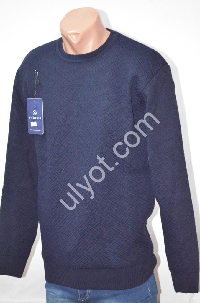 СВИТЕР VIP STENDO (M-XL) Т.СИНИЙ 5028