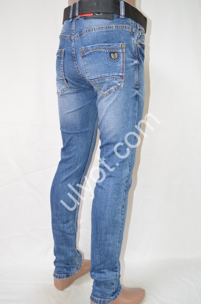 Фото 3 ДЖИНСИ RESALSA (27-33) СИНІЙ 9691