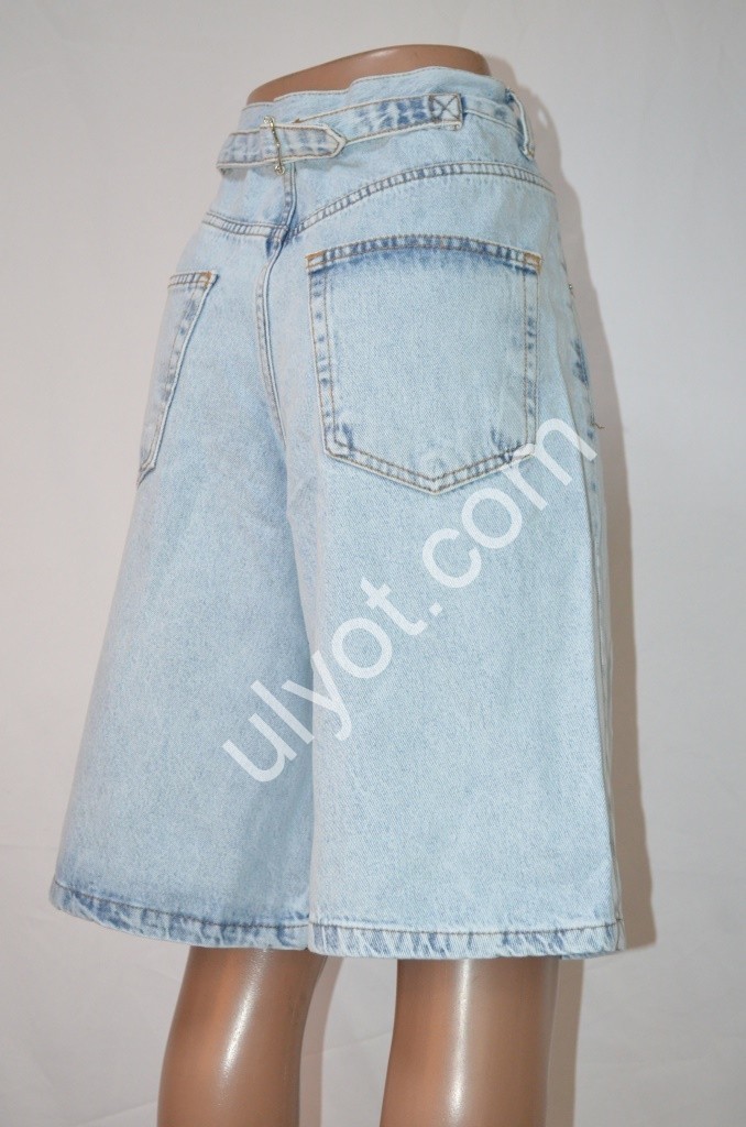 ШОРТИ TOP SHOP (25-32) СВ.ГОЛУБИЙ 1290