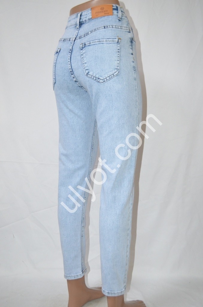 Фото 3 ДЖИНСЫ FOREST JEANS (25-30) ГОЛУБОЙ 3520