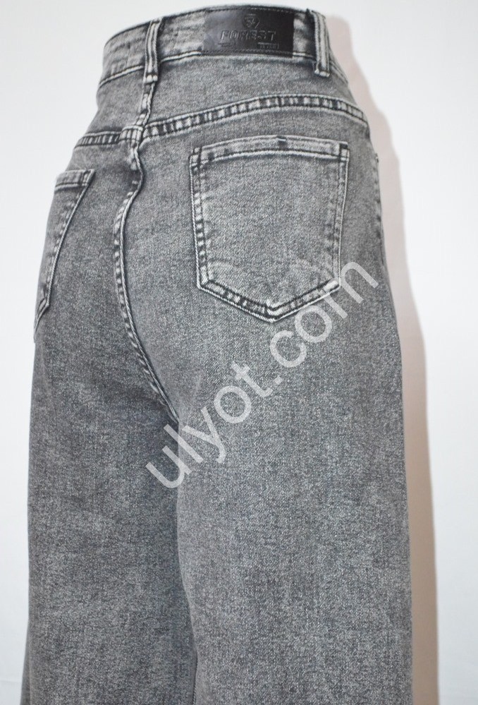 ДЖИНСИ FOREST JEANS (25-30) ГРАФІТ 3599