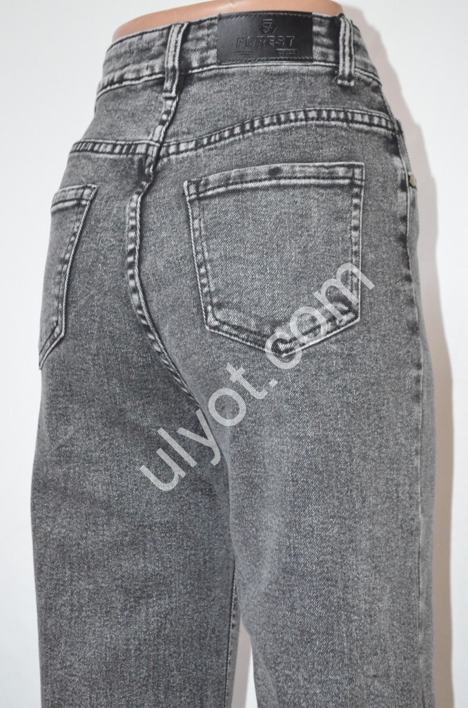 ДЖИНСЫ FOREST JEANS (25-30) ГРАФИТ 3604