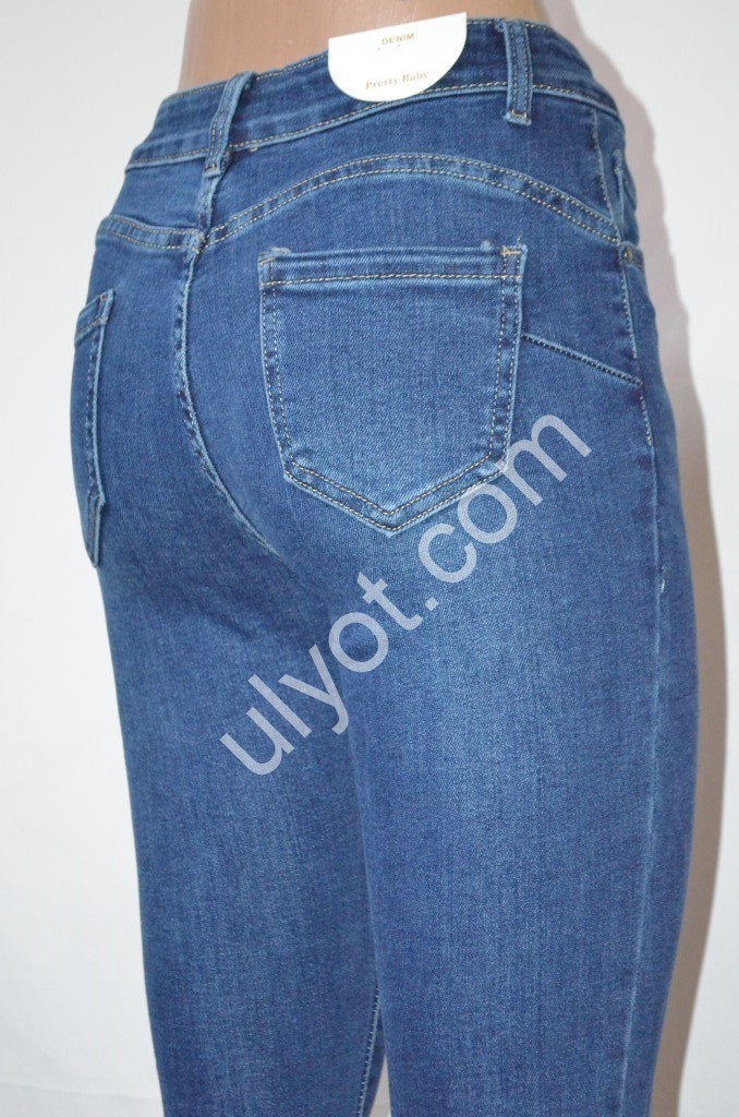 ДЖИНСЫ PRETTY BABY (28-33) СИНИЙ 111
