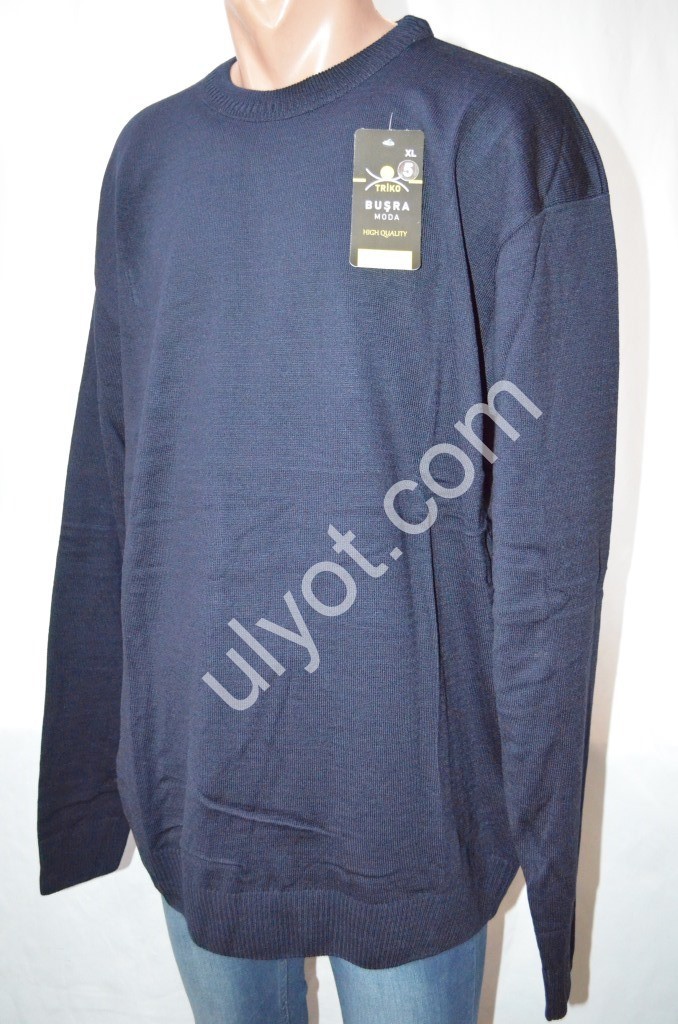 СВІТЕР BUSRA (3XL-5XL) Т.СИНІЙ