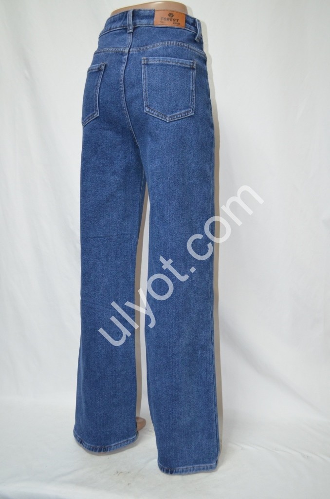 Фото 3 ДЖИНСЫ FOREST JEANS (25-30) Т.СИНИЙ ФЛИС 3687