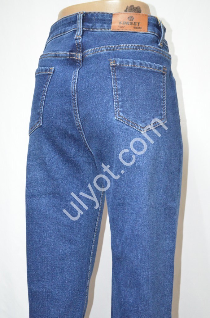 ДЖИНСИ FOREST JEANS (30-36) СИНІЙ ФЛІС 3681