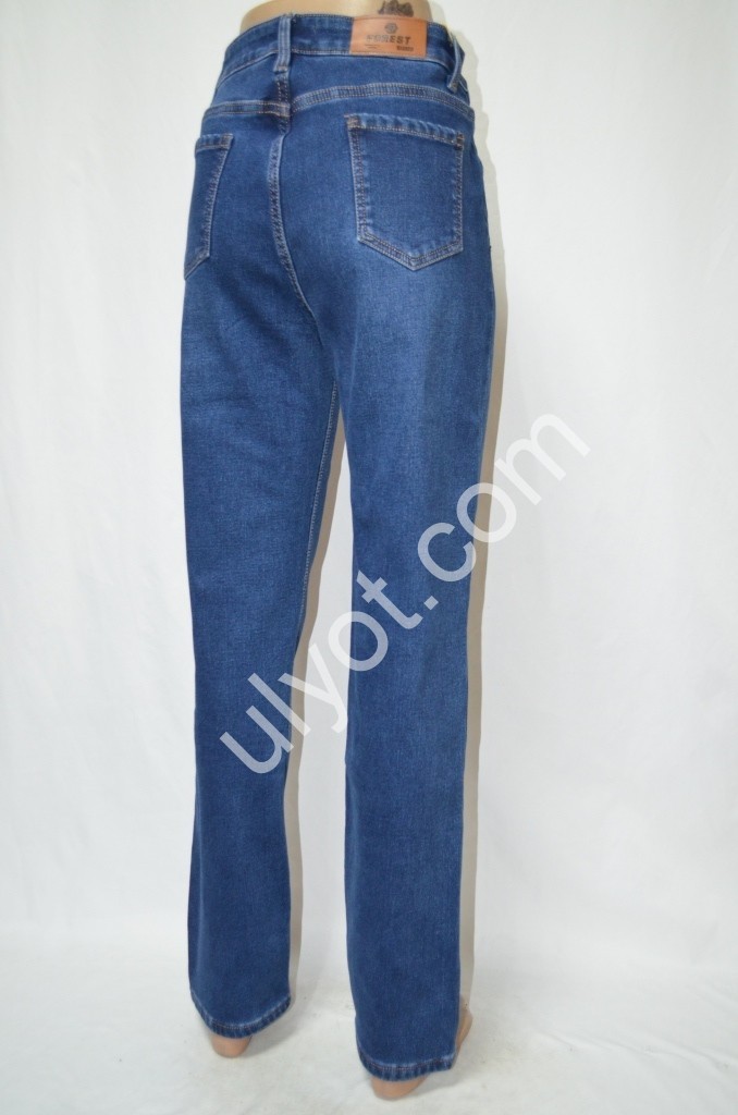 Фото 3 ДЖИНСЫ FOREST JEANS (30-36) СИНИЙ ФЛИС 3681