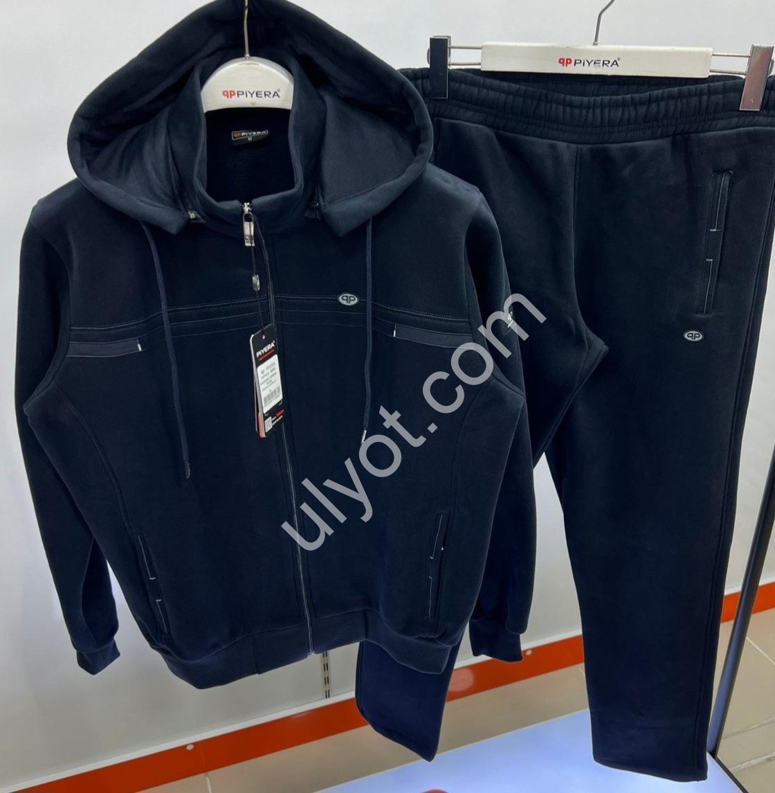 СПОРТ.КОСТЮМ (M-3XL) ПРЯМОЙ Т.СИНИЙ БАЙКА 5200