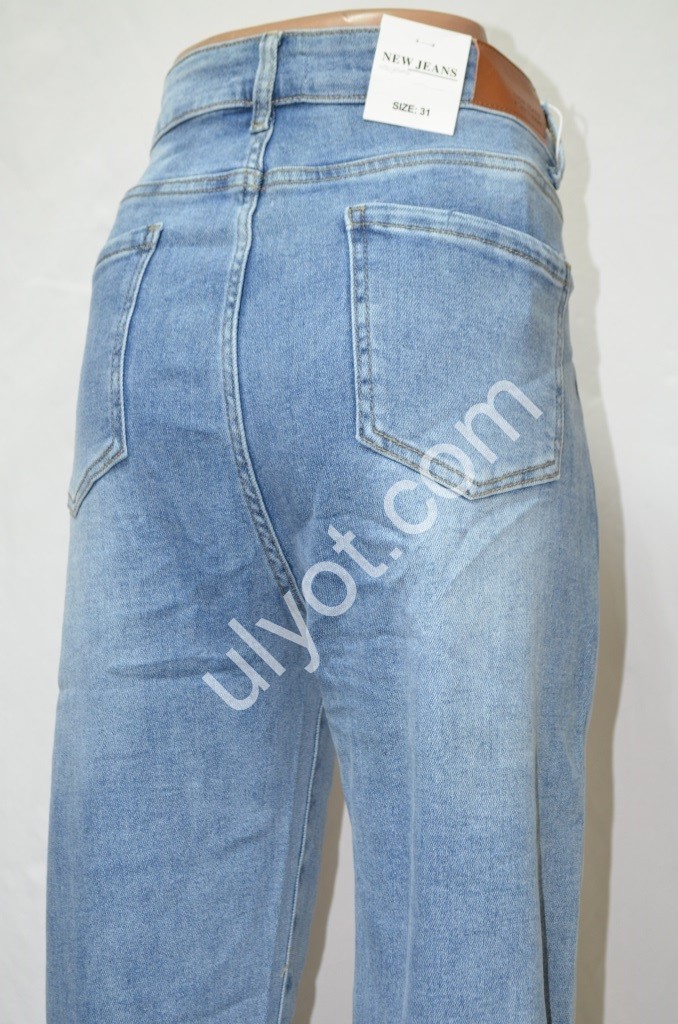 ДЖИНСЫ NEW JEANS (31-38) ГОЛУБОЙ 522