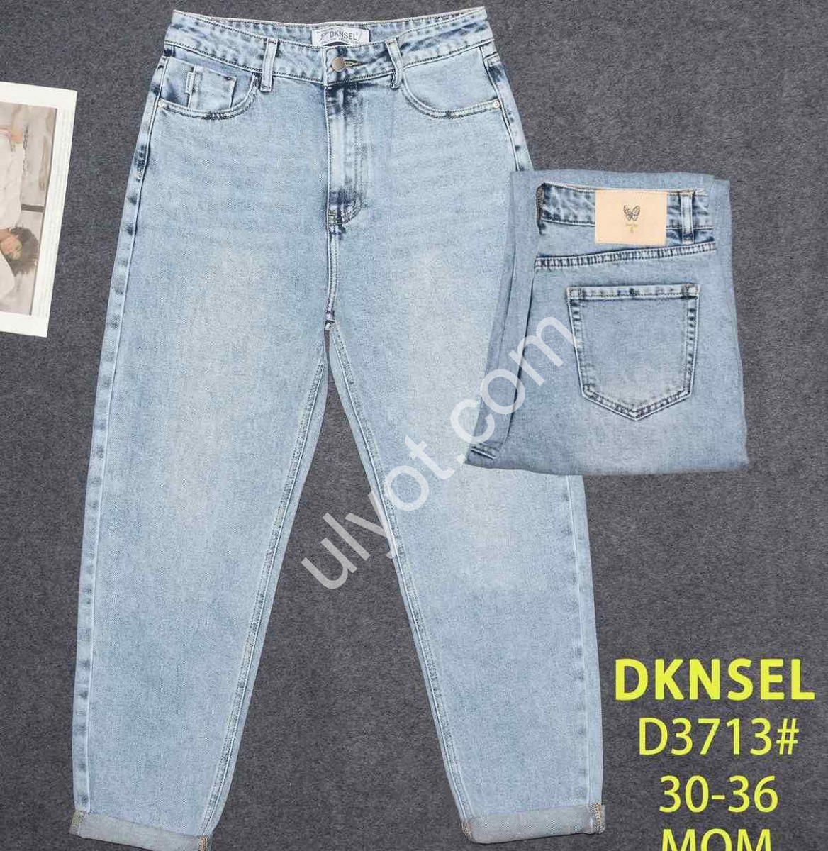 ДЖИНСИ DKNSEL (30-36) БЛАКИТНИЙ 3713