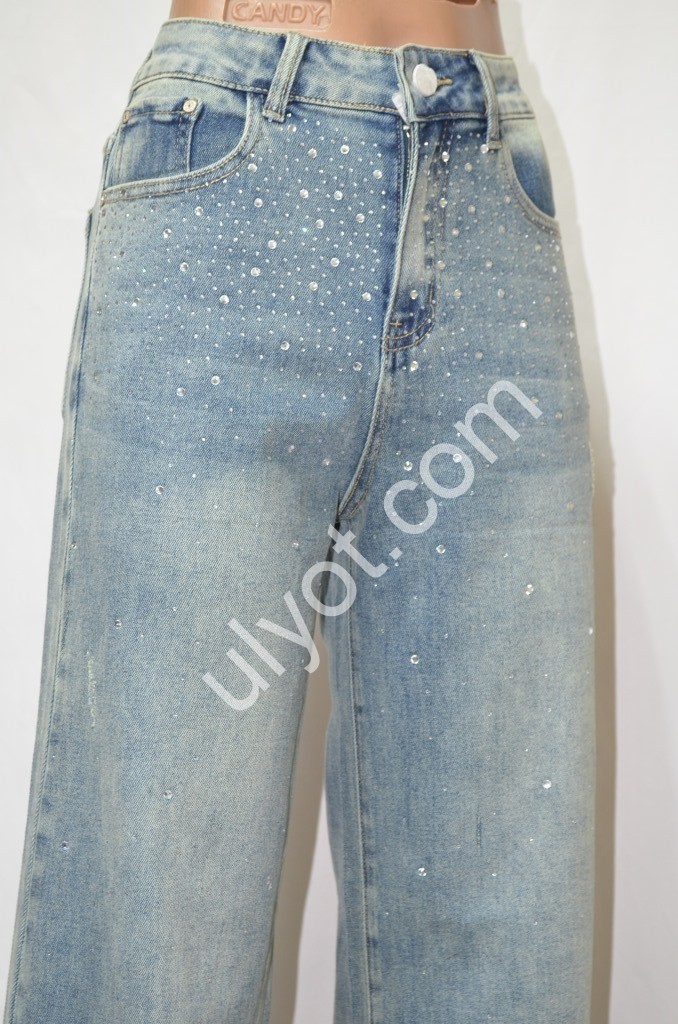 Фото 2 ДЖИНСЫ DENIM NEW (25-30) Т.ГОЛУБОЙ 572