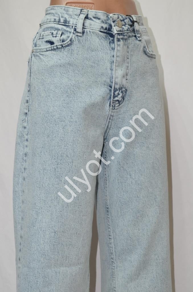 Фото 2 ДЖИНСЫ SASHA (26-31) СВ.ГОЛУБОЙ 971