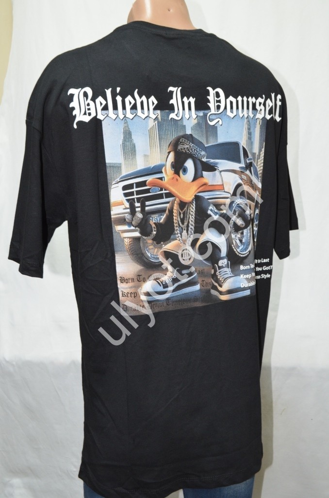 ФУТБОЛКА (S-2XL) ГРАФИТ ОВЕРСАЙЗ 5127