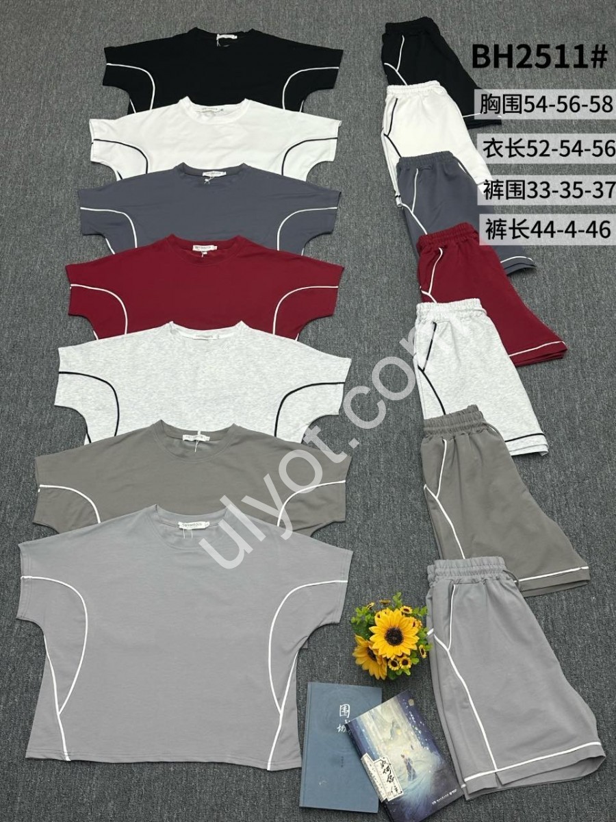 КОСТЮМ (M-XL) СЕРЫЙ 2511