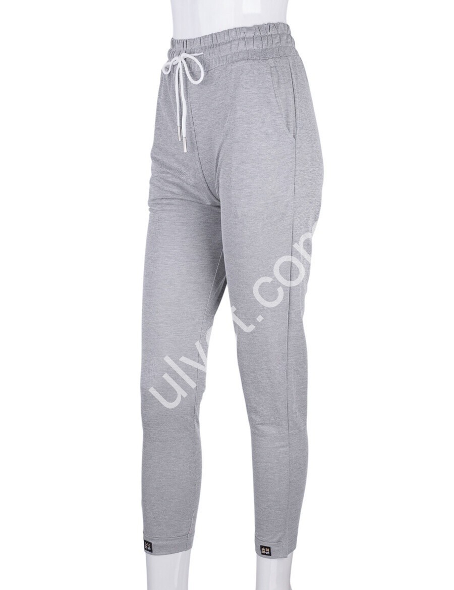 СПОРТ.ШТАНЫ (S-2XL) СВ.СЕРЫЙ 4001-4908-4