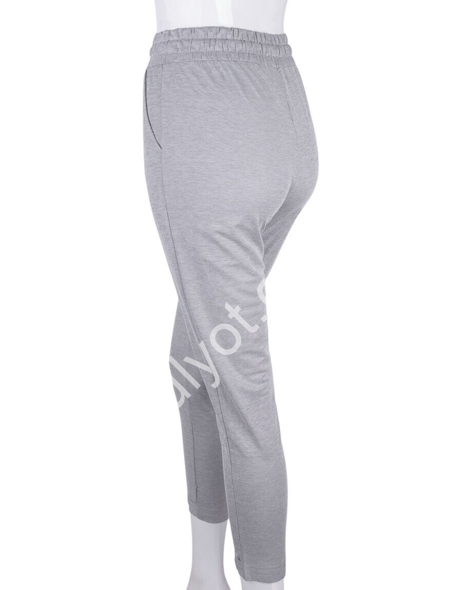 СПОРТ.ШТАНЫ (S-2XL) СВ.СЕРЫЙ 4001-4908-4