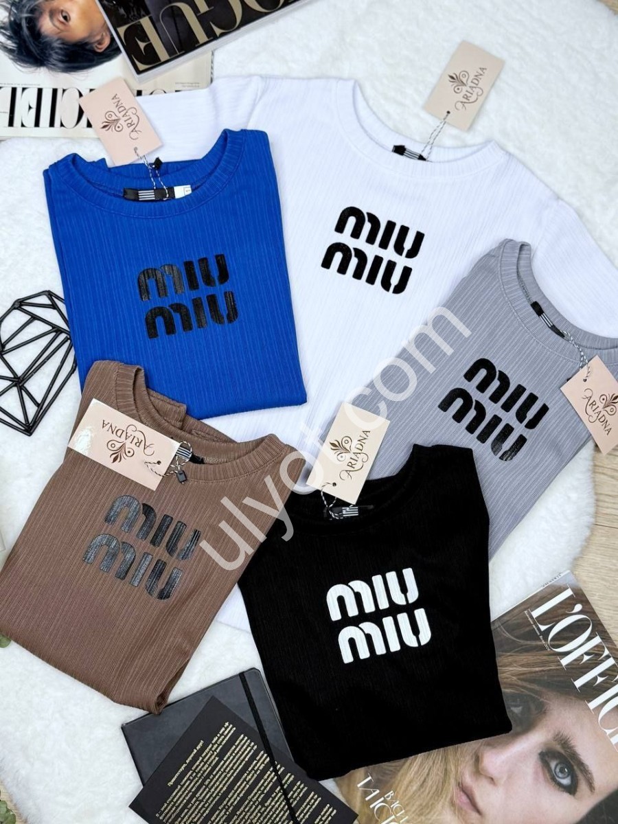 ФУТБОЛКА MIU40 (42/44-46/48) СІРИЙ 4209