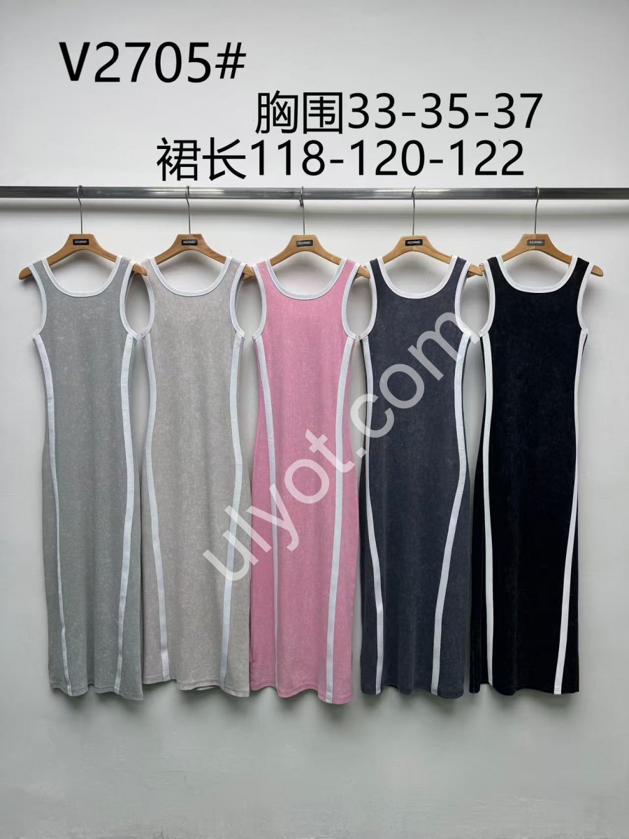 СУКНЯ M-XL) ЧОРНИЙ 2705