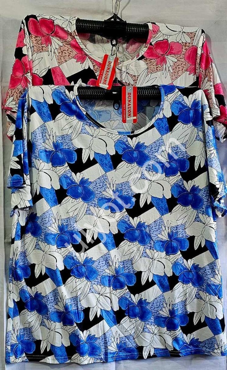 ФУТБОЛКА ТЮЛЬПАН (4XL-8XL) МИКС 