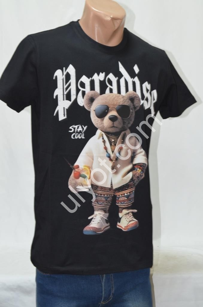 ФУТБОЛКА (S-2XL) ЧЕРНЫЙ 4149