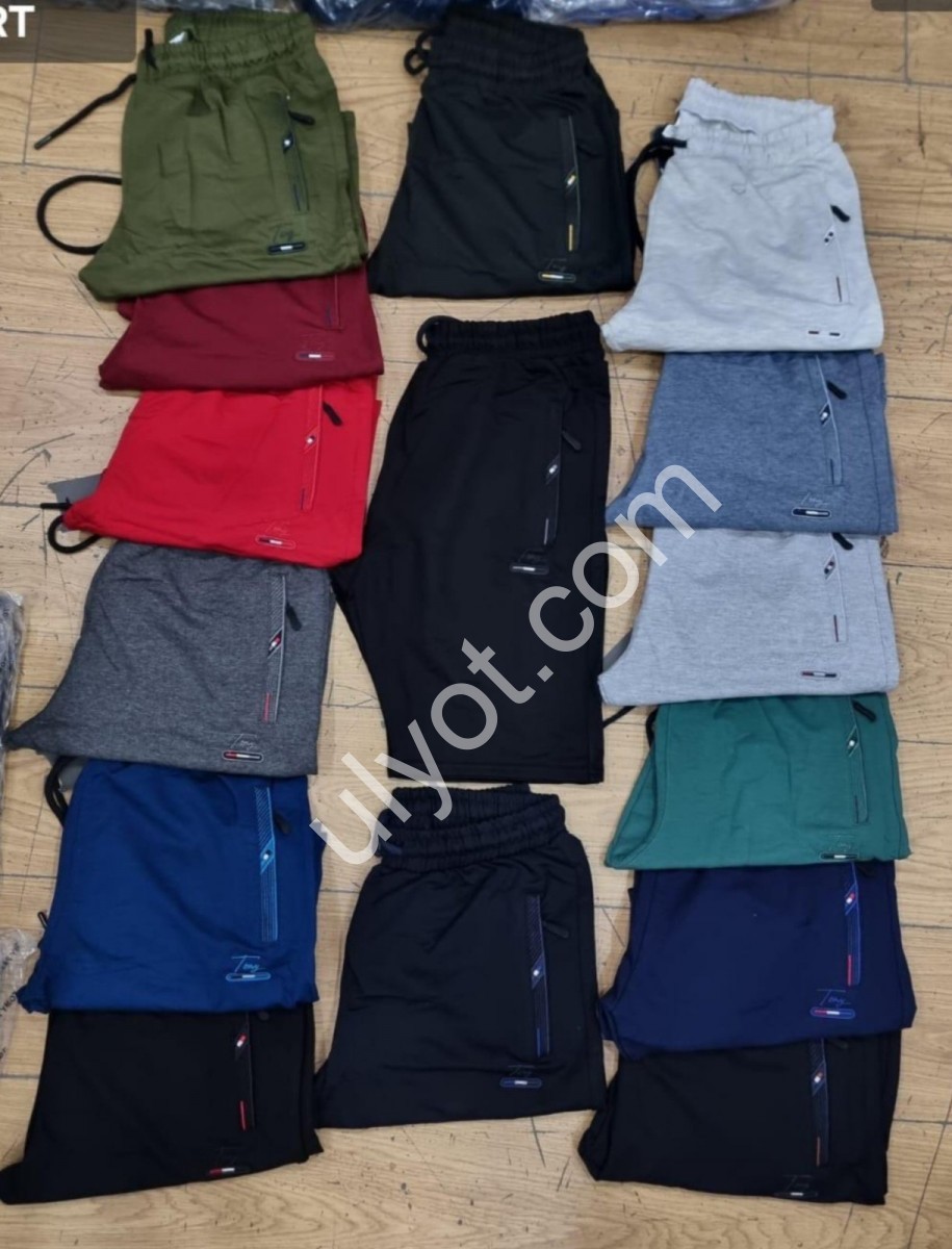ШОРТЫ  (M-2XL) КРАСНЫЙ 6419