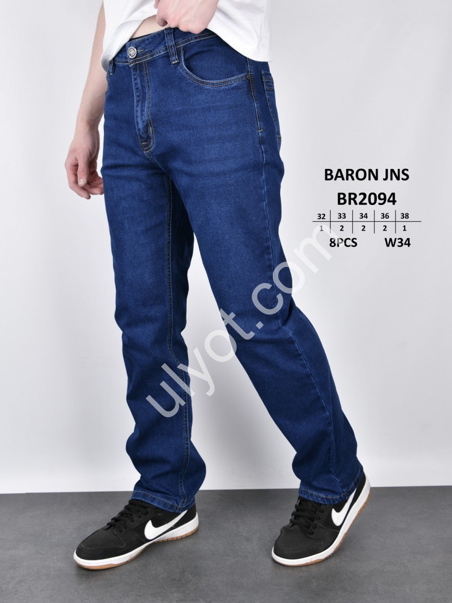 ДЖИНСИ BARON (32-38) СИНІЙ 2094