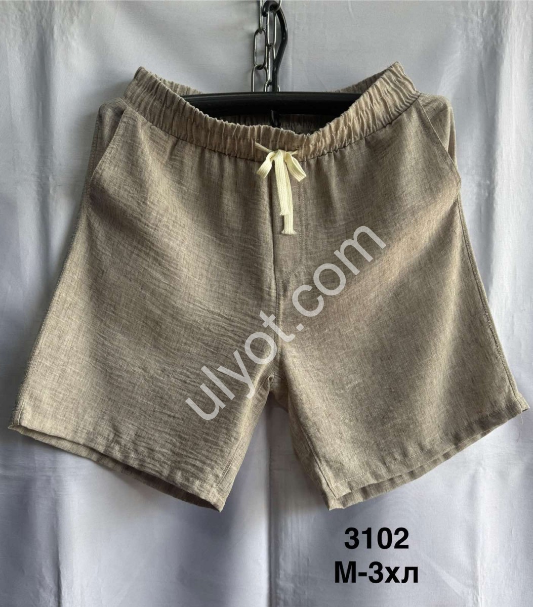 ШОРТЫ (M-3XL) БЕЖЕВЫЙ 3102
