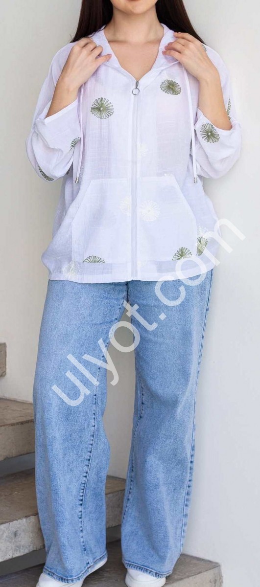 Сорочка (XL-4XL) БІЛИЙ ВИШИВКА 2288