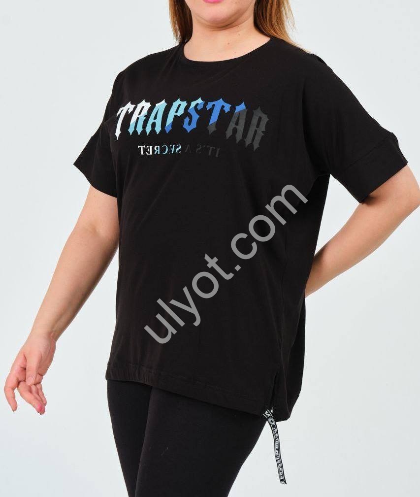 ФУТБОЛКА (4XL-5XL) ЧОРНИЙ 4012